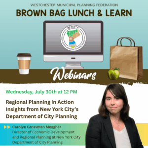 WMPF Brown Bag Lunch & Learn Webinars image and photo of Carolyn Grossman Meagher